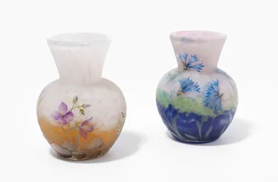 Schuler Auktionen AG - Daum Frères, 2 kleine Vasen