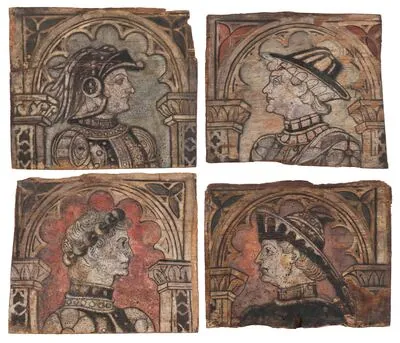 Schuler Auktionen AG - Serie von 37 Tafeln einer Kassettendecke