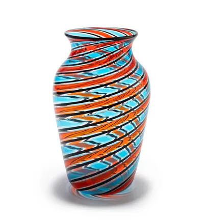 Schuler Auktionen AG - Fratelli Toso, Vase "A Fasce"