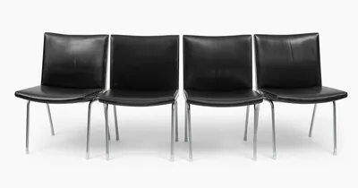 Schuler Auktionen AG - Hans J. Wegner, 4 Stühle "Airport Chair"