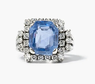 Schuler Auktionen AG - Saphir-Brillant-Ring