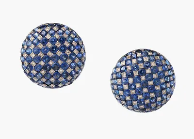 Schuler Auktionen AG - Saphir-Brillant-Ohrclips