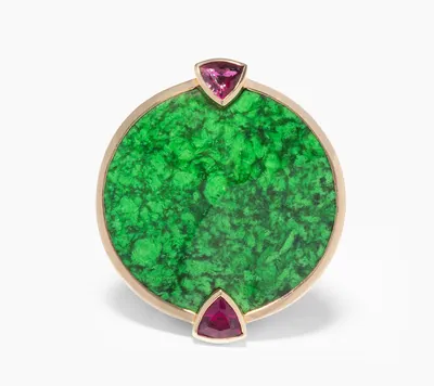 Schuler Auktionen AG - Jade-Albit-Rubellit-Ring