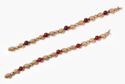 Schuler Auktionen AG - Ein Paar Achat-Bracelet