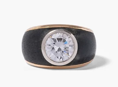 Schuler Auktionen AG - Brillant-Ebenholz-Ring