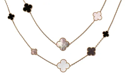 Schuler Auktionen AG - Van Cleef & Arpels Perlmutt-Onyx-Sautoir