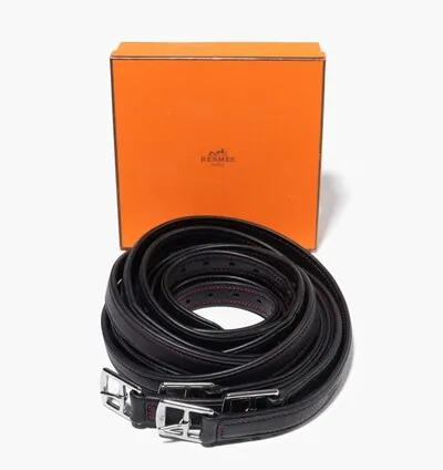 Schuler Auktionen AG - Hermès, 2 Paare Steigbügelriemen