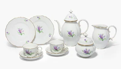 Schuler Auktionen AG - Wien Augarten, Kaffeeservice "Krokus"