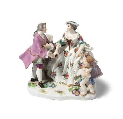 Schuler Auktionen AG - Meissen, Figurengruppe "Die Liebeserklärung"