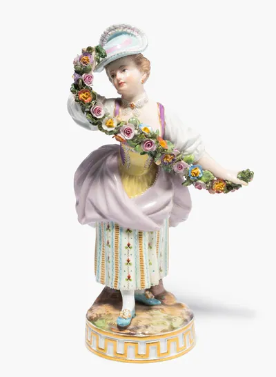 Schuler Auktionen AG - Meissen, Figur "Gärtnerin"