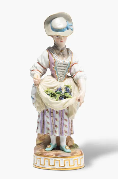Schuler Auktionen AG - Meissen, Figur "Das Winzermädchen"