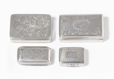 Schuler Auktionen AG - Lot: 4 Vinaigrettes, 18./19.Jh.