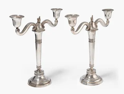 Schuler Auktionen AG - 1 Paar Girandolen, um 1900