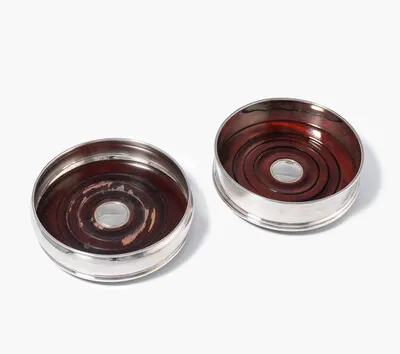 Schuler Auktionen AG - 1 Paar Flaschenuntersetzer, Sheffield 20.Jh. 