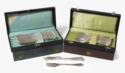 Schuler Auktionen AG - Fischbesteck, Schaffhausen 20.Jh. 