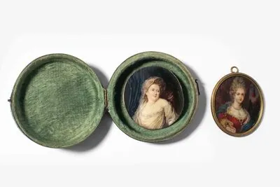 Schuler Auktionen AG - Lot: 2 Porträtminiaturen, Französische Schule 18./19.Jh.