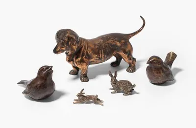 Schuler Auktionen AG - Lot: 5 Tierfiguren, 20.Jh. 