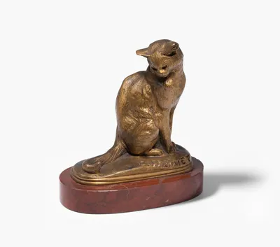 Schuler Auktionen AG - Tierfigur: Katze, Frankreich um 1900