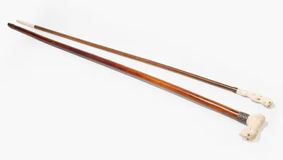 Schuler Auktionen AG - Lot: 2 Spazierstöcke, 19./20.Jh.