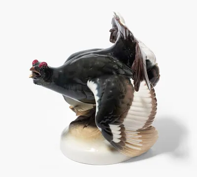 Schuler Auktionen AG - Nymphenburg, Figur "Balzender Birkhahn"