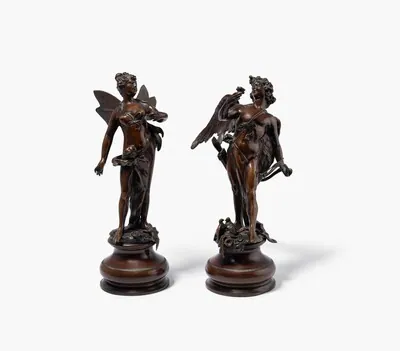 Schuler Auktionen AG - 1 Paar Figuren "Amor" und "Psyche"