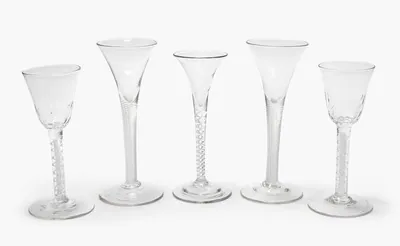 Schuler Auktionen AG - England, 5 Kelchgläser