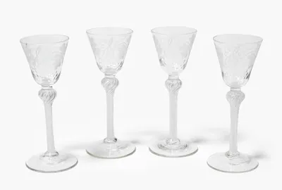Schuler Auktionen AG - England, Serie von 4 Kelchgläsern