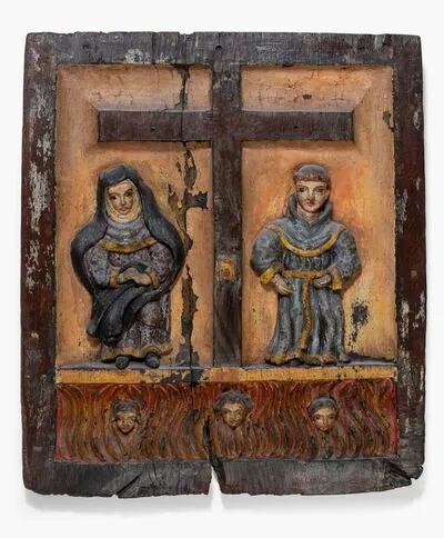 Schuler Auktionen AG - Relief "Maria und Ordensheiliger"