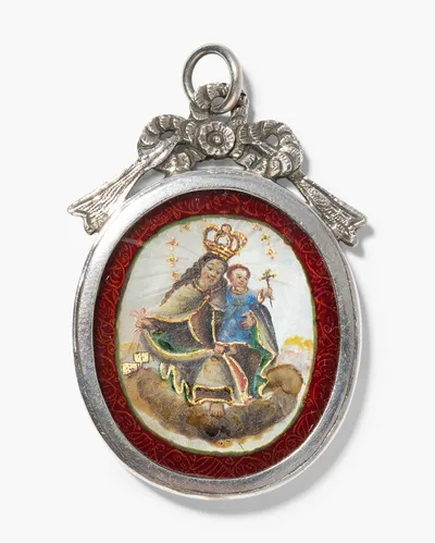 Schuler Auktionen AG - Anhänger mit 2 Marien-Miniaturen