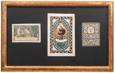 Schuler Auktionen AG - 3 Spitzenbilder in Rahmen