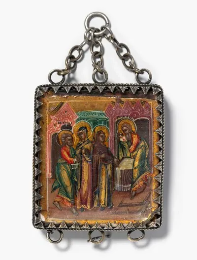 Schuler Auktionen AG - Anhänger mit 2 Ikonen