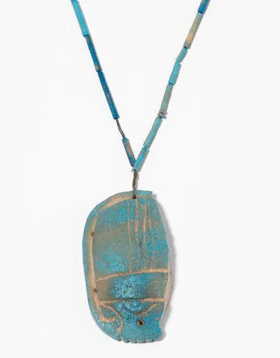 Schuler Auktionen AG - Kette mit Herzskarabäus