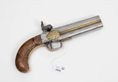 Schuler Auktionen AG - Bockdoppel-Perkussionspistole