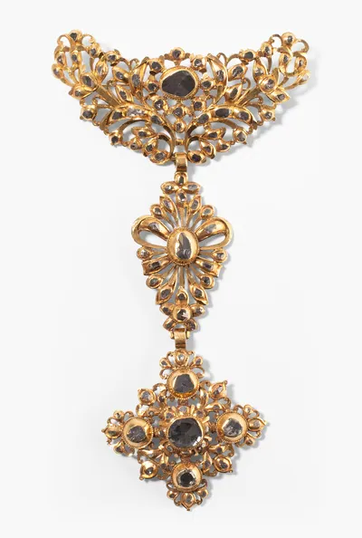 Schuler Auktionen AG - Antikes Diamant-Brustgehänge