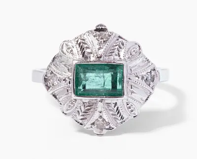 Schuler Auktionen AG - Smaragd-Diamant-Ring