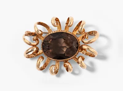 Schuler Auktionen AG - Rauchquarz-Brosche