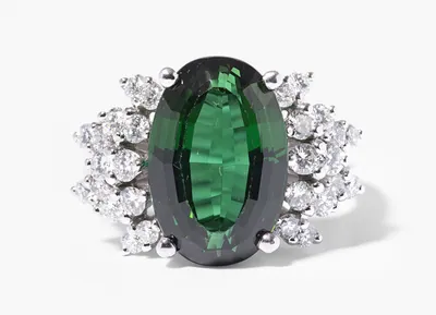 Schuler Auktionen AG - Turmalin-Diamant-Ring