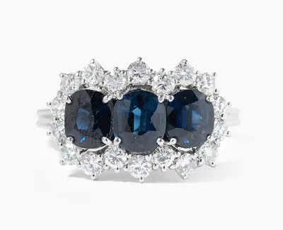 Schuler Auktionen AG - Saphir-Brillant-Ring
