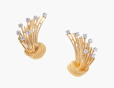 Schuler Auktionen AG - Diamant-Ohrclips. 