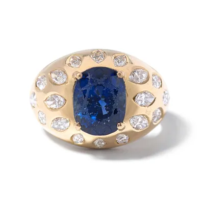 Schuler Auktionen AG - Saphir-Diamant-Ring