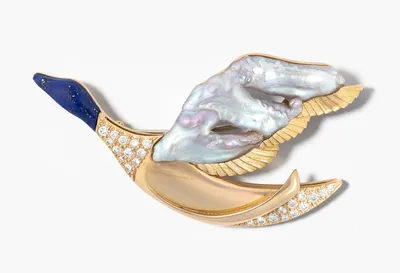 Schuler Auktionen AG - Kulturperlen-Diamant-Brosche