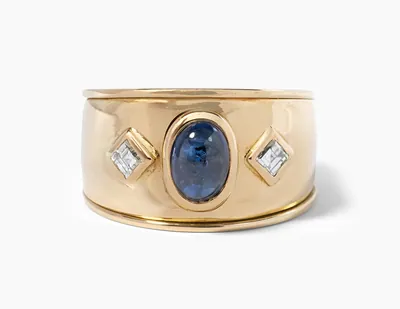 Schuler Auktionen AG - Saphir-Brillant-Ring