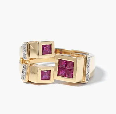 Schuler Auktionen AG - Rubin-Brillant-Ring