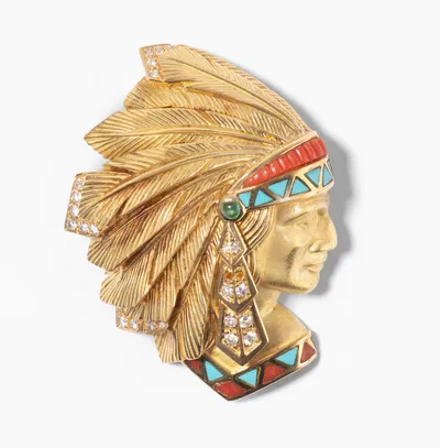 Schuler Auktionen AG - Türkis-Korallen-Kopfbrosche