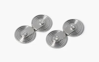 Schuler Auktionen AG - Brillant-Manschettenknöpfe