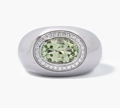 Schuler Auktionen AG - Chrysoberyll-Diamant-Ring