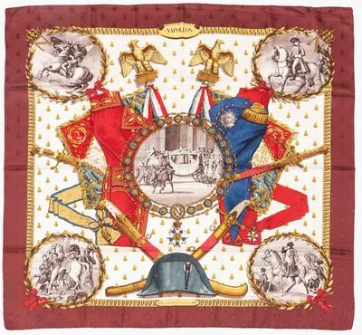 Schuler Auktionen AG - Hermès, 2 Foulards "Napoléon" und "Dies et Hore"