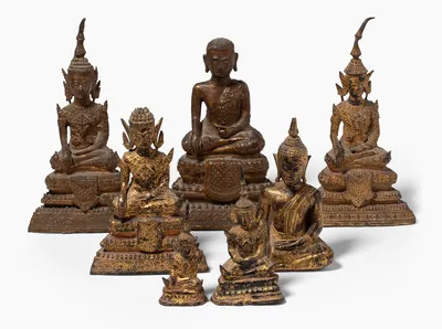 Schuler Auktionen AG - Lot: 7 Buddhas