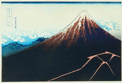 Schuler Auktionen AG - Lot: 3 Blätter von Katsushika Hokusai (1760–1849), Nachdruck ca. 1960-70er Jahre.