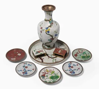 Schuler Auktionen AG - Lot: 9 Email cloisonné-Objekte